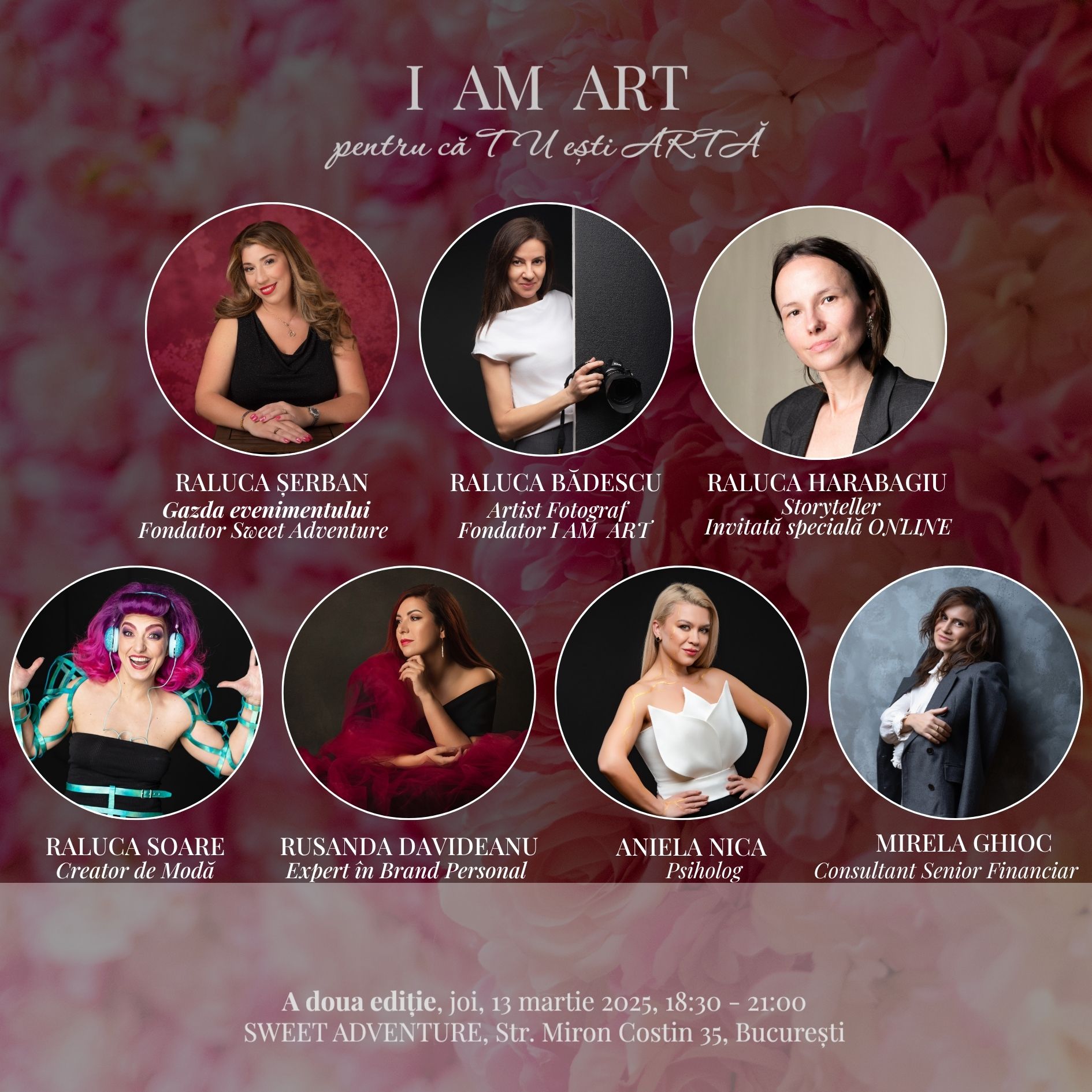 I AM ART – Un eveniment despre autocunoaștere, inspirație și celebrarea feminității, ediția a II-a